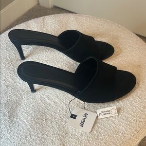 Jason Wu Black Suede Women's Heels